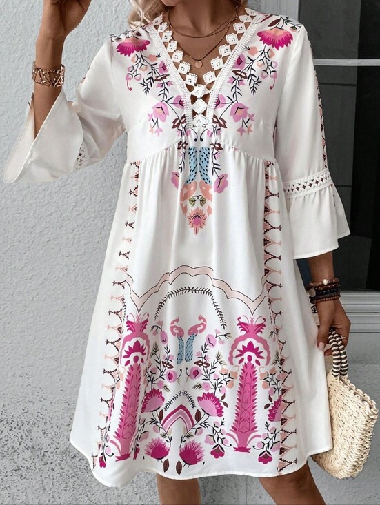 Harmony In Nature Dresses & Skirts - Whimsical Wonders Dress - Rose